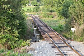 South Branch Valley Railroad crossing of the South Fork South Branch Potomac River