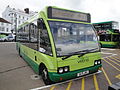 Southern Vectis 2631 Barton Hard (S631 JRU), an Optare Solo, in Ryde, Isle of Wight bus station on route 33. It is photographed on the first day of the routes operation under Southern Vectis.