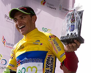 Edwar Ortiz Colombian bicycle racer