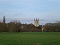 St Andrew's Church from the Bishop's Meadow, Farnham