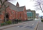 Church of St Andrew and attached Former Schoolroom St Andrews Church on Jarrom Street, Leicester (geograph 4400298).jpg