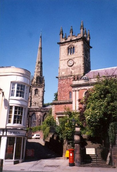 File:St Julian's and St Alkmund's Churches, Shrewsbury - geograph.org.uk - 117067.jpg