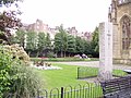 Grden of St Lukes Church Liverpool