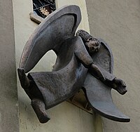 Angel of Peace, completed 2008 in bronze. St. Teresa's Carmelite Church, Dublin[24][25]