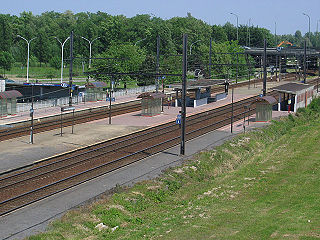 <span class="mw-page-title-main">Antwerpen-Noorderdokken railway station</span> Railway station in Antwerp, Belgium