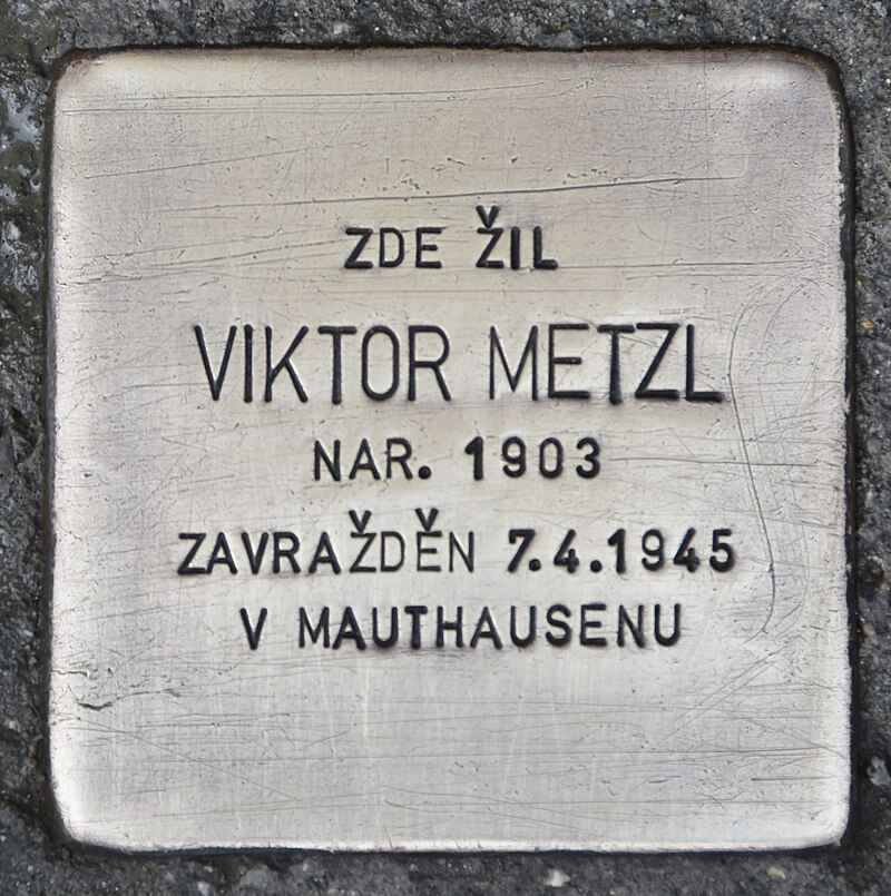 Stolperstein für Viktor Metzl.JPG