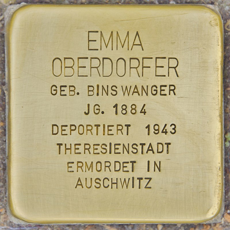 Stolperstein für Emma Oberdorfer (Augsburg).jpg