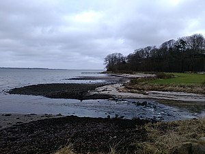 The Schwennau flows into the Baltic Sea