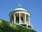 La cupola del Kunstgebäude Stuttgart, ricostruzione del 1956–1961.