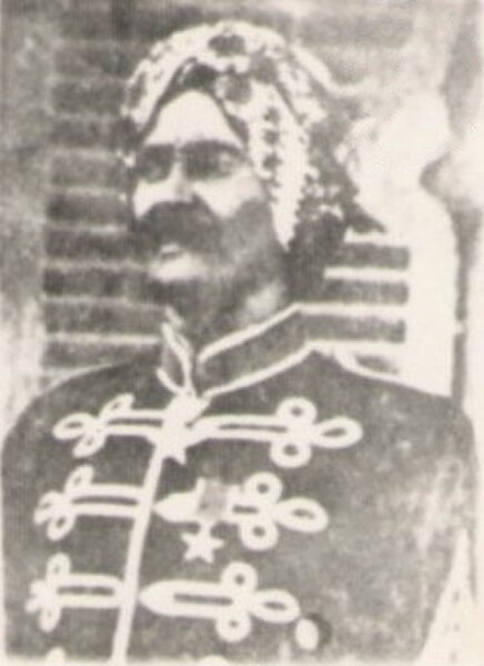 Sultan Ali Yusuf Kenadid of the Sultanate of Hobyo, from the Majerteen Darod lineage.