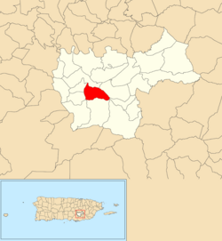 Sumido, Cayey, Puerto Rico locator map.png