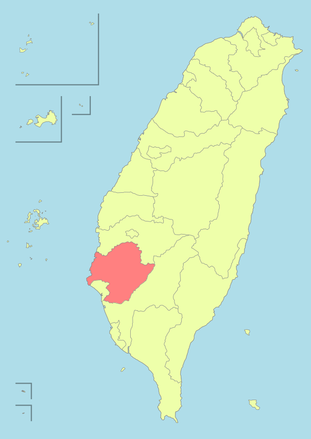 台南県の位置