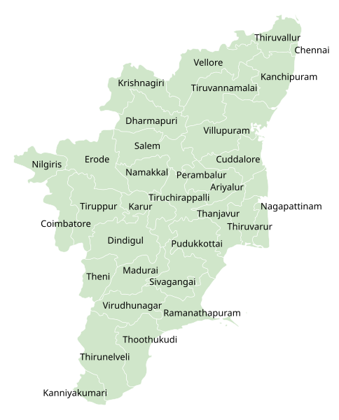 File:Tamil Nadu district map.svg