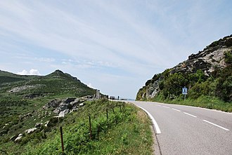 Passhöhe Sicht von Westen nach Osten