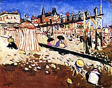 The Beach at Sainte-Adresse Albert Marquet (1906).jpg