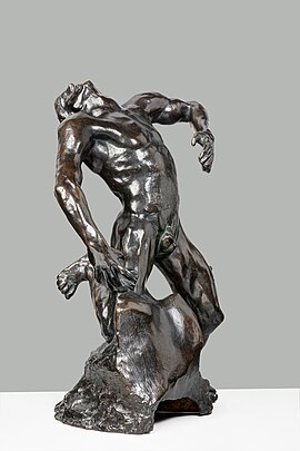 The Falling Man, oleh Auguste Rodin.jpg