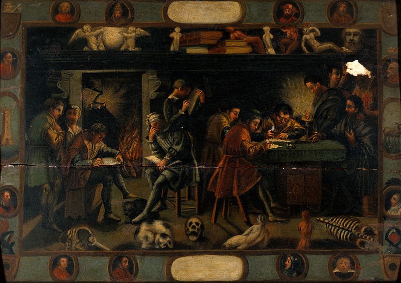 File:The Florentine academy of Baccio Bandinelli. Oil painting af Wellcome V0017702.jpg