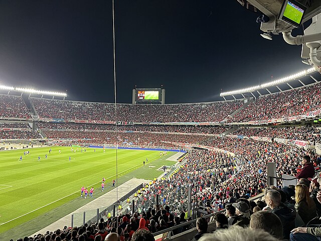 The stadium after the expansion in spring 2023