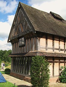 The Medicine House, an Early Modern building that was moved to Blackden by Garner. The Medicine House.JPG