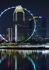 The Singapore Flyer uses wireless DMX to control the lighting on the pods and rim. The Singapore Flyer at night.jpg