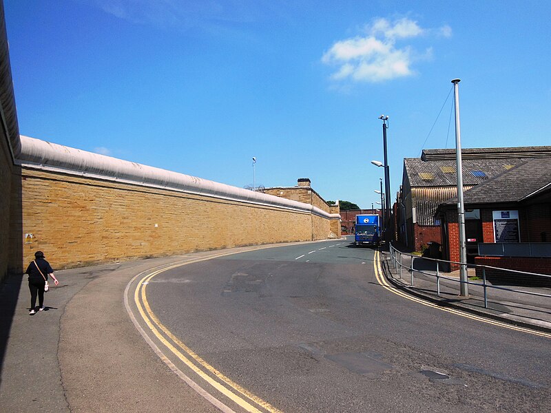 File:The Wakefield Prison Wall, Back Lane, Wakefield - geograph.org.uk - 3545543.jpg