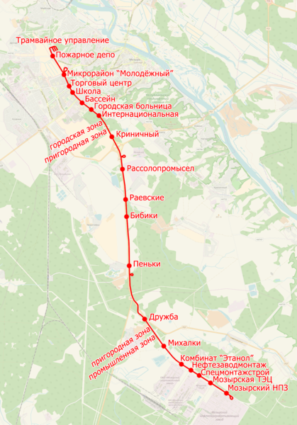 File:Tram map of Mazyr (in rus).png