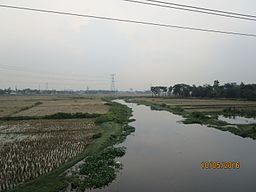 বালু নদীর উপনদী, টঙ্গী স্টেশনের কাছে