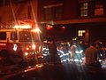 The fire trucks outside Twilo, March 30, 2001, Sasha & Digweed's 4th Year Anniversary