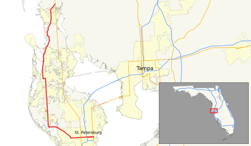 File:US 19A (FL) map.svg