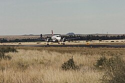 Machine op Upington Airport