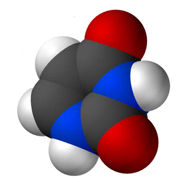 File:Uracil-3D-vdW.png