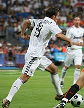 van der Vaart im Spiel Valencia gegen Madrid im August 2008