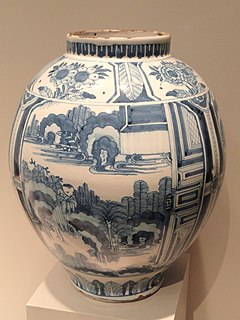 <span class="mw-page-title-main">Delftware</span> Dutch glazed pottery