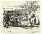 Execution of François de Charette, engraving from 1866