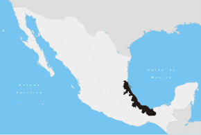 Штат Веракрус-де-Ігнасіо-де-ла-Льяве на мапі Мексики