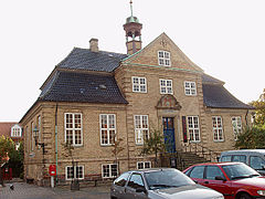 Viborgs gamle rådhus opført 1728, efter den store brand