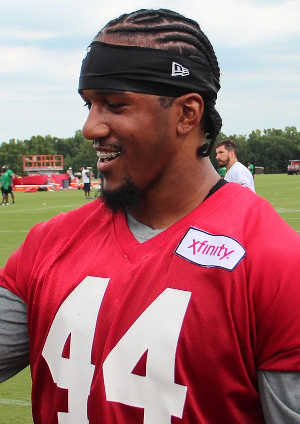 Beasley with the Atlanta Falcons in 2015