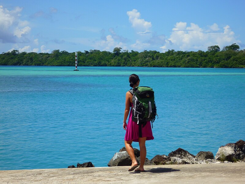 File:View at Salelologa wharf - Samoa 2009.jpg