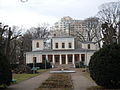 Villa et fontaine du nouveau jardin botanique (janvier 2014)