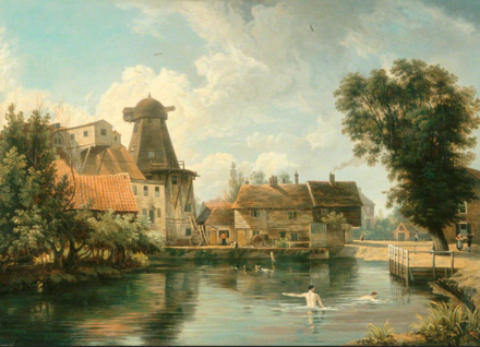 Middle Mill, Wandsworth by George Vincent (1796–1839), Government Art Collection