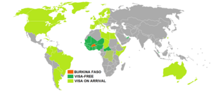 Visa policy of Burkina Faso.png