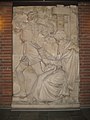 „Gutenberg und die Druckerpresse“, Relief von Adolf von Donndorf, 1885–1888, von der 1944 zerstörten Alten Landesbibliothek in Stuttgart, heute in der Württembergischen Landesbibliothek Stuttgart.