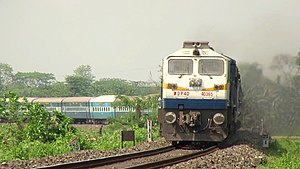 Amarnath Express.jpg bilan WDP4D 40365 (SGUJ) NFR