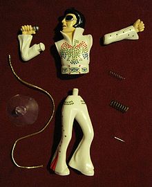 Vintage Elvis Presley Figur, Wackel-Elvis, Audi multitronic The Fan,  Original Verpackung, Auto Spiegel - .de