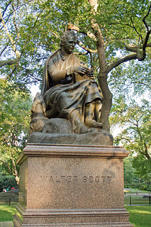 Statue of Walter Scott (New York City) Statue in Manhattan, New York, U.S.