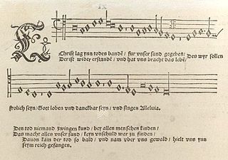 <i>Eyn geystlich Gesangk Buchleyn</i> Lutheran hymnal by Johann Walter and Martin Luther