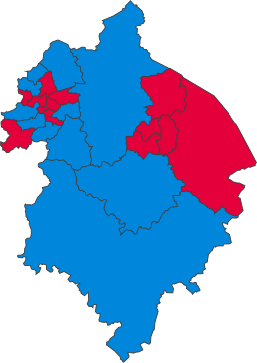 WarwickshireParliamentaryConstituency1970Results.svg