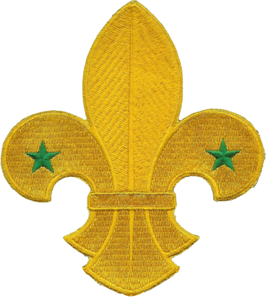 File:WikiProject Scouting fleur-de-lis no scroll.png