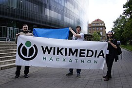 Wikimedia Hackathon 2019 participants from Ukraine.jpg