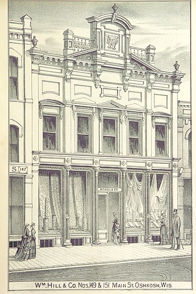 File:William Hill and Co, Oshkosh in Winnebago County, Wisconsin, from 1880 book History of Winnebago County, Wisconsin, and early history of the Northwest.jpg